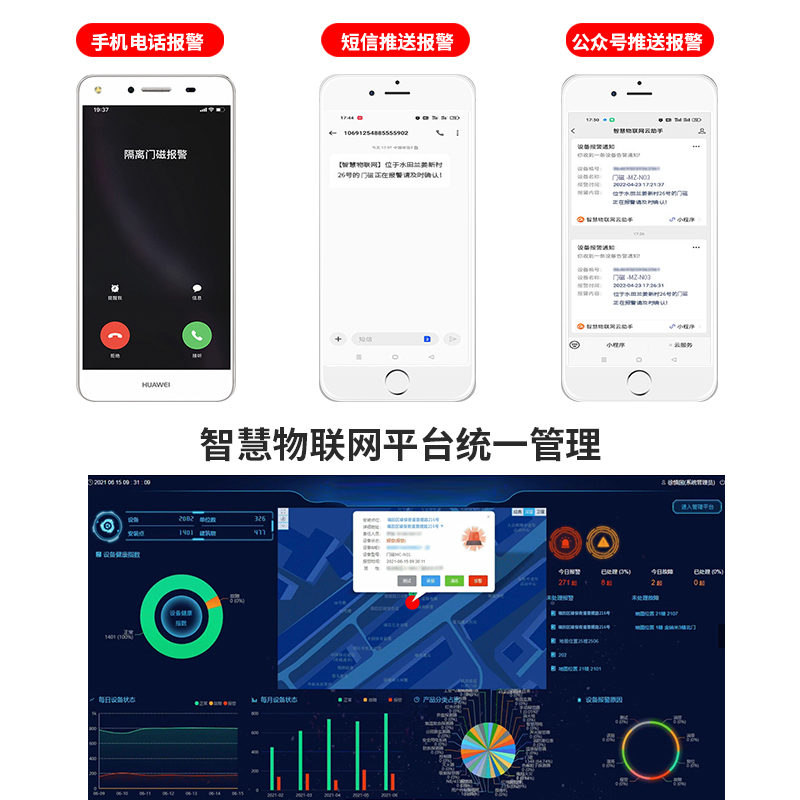 NB-IoT門磁防疫居家隔離遠程監(jiān)管現場報警  MC-N03