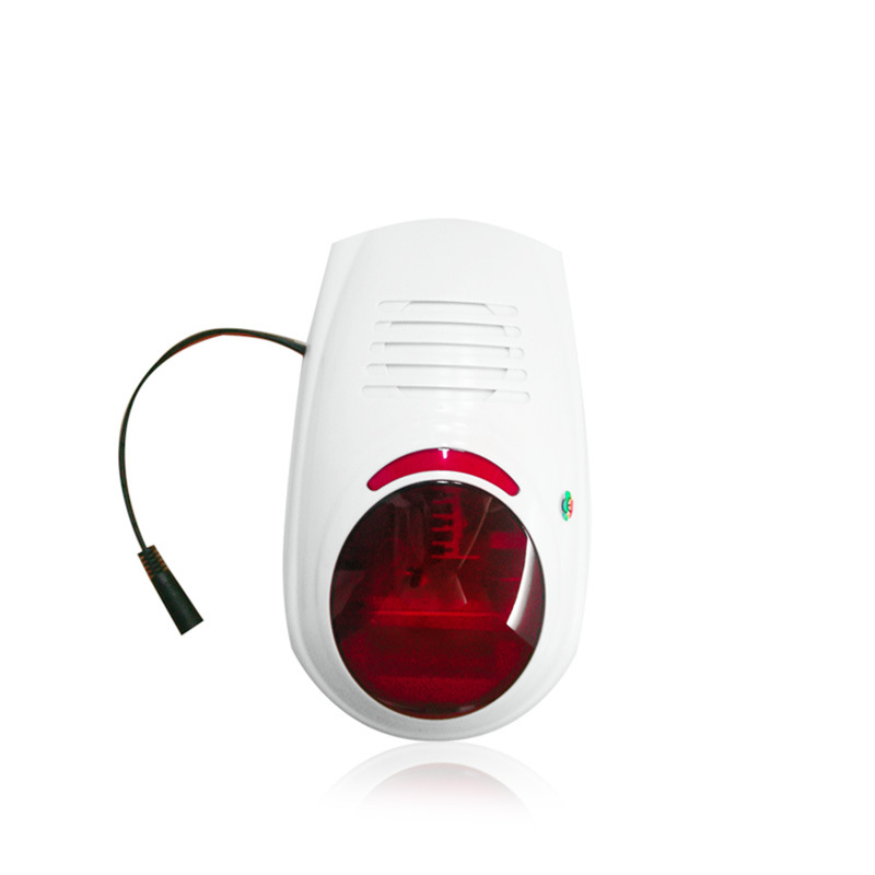 高音量聲光防水無(wú)線(xiàn)遠(yuǎn)程紅外聲光報(bào)警器 YL-007AF